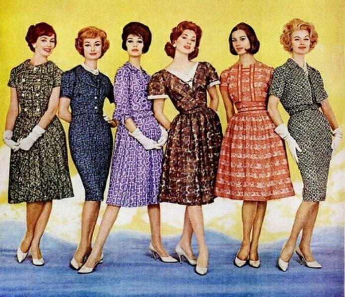 Мода 1960х Франция