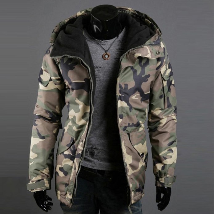 Камуфляжная зимняя куртка u. s. Army мужская
