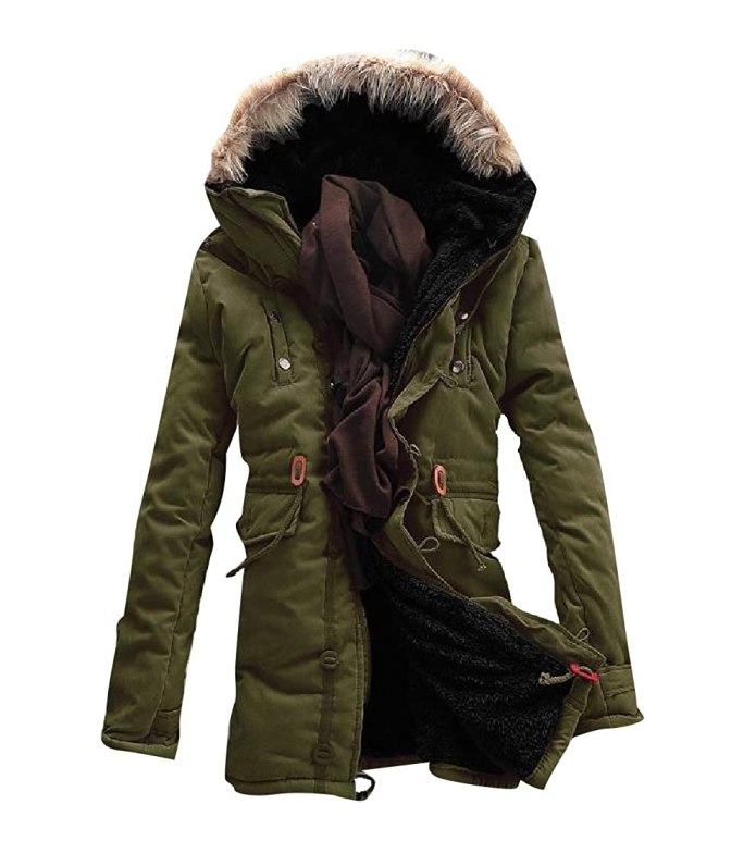 Parka хаки long мужская