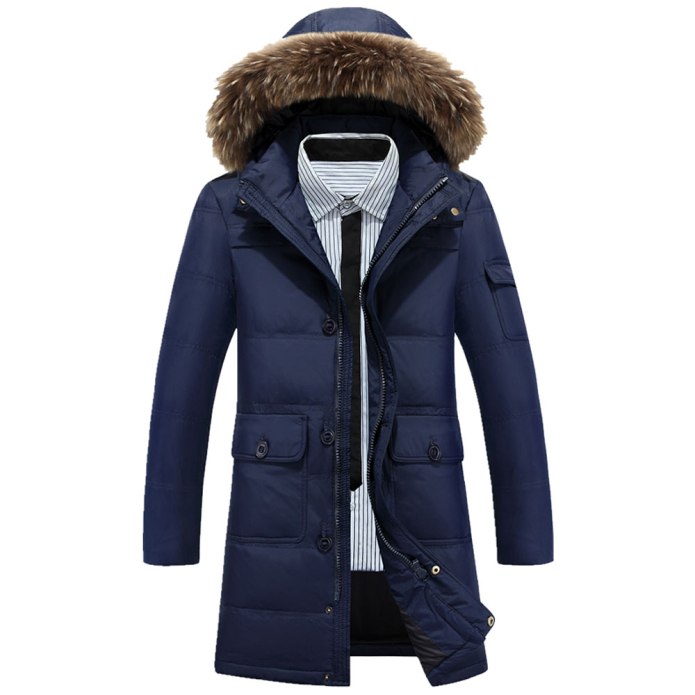 Пуховик - down Coat Black мужской