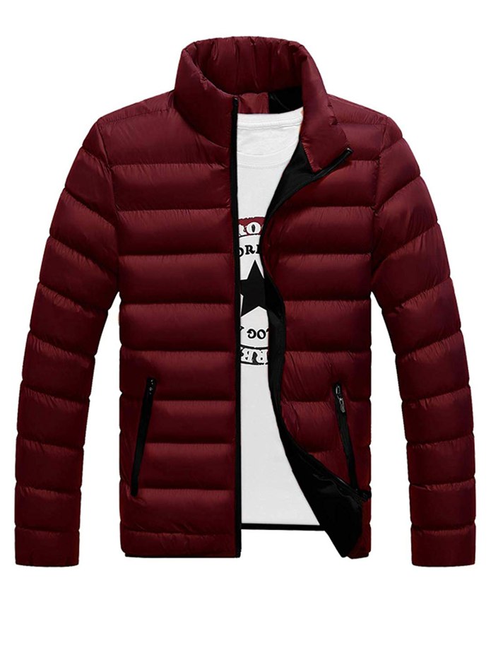 Karl Lagerfeld Paris Quilted Faux fur-Collar Jacket