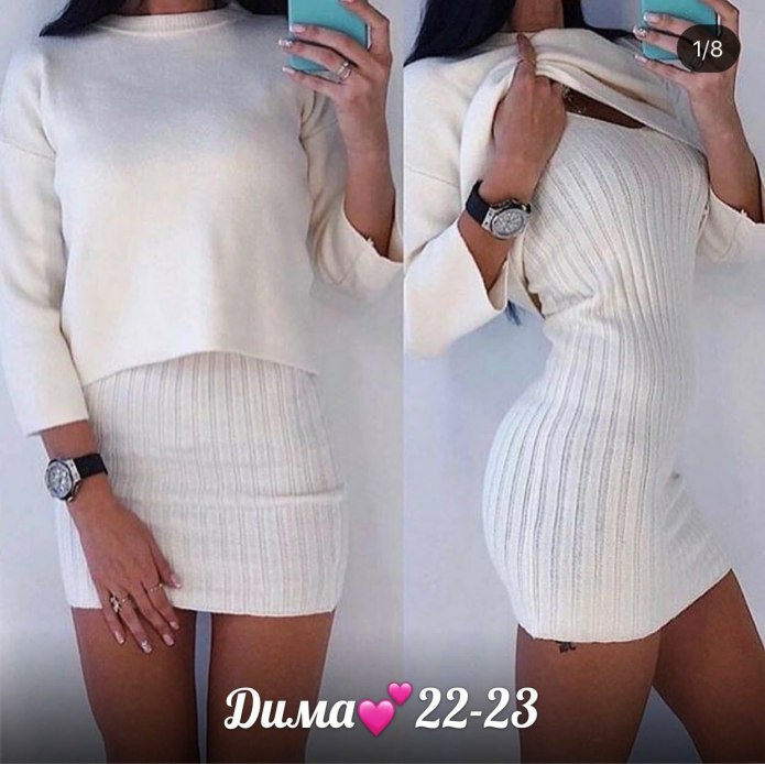 Летнее платье с кофтой