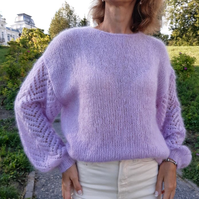 Alize Angora пыльная роза