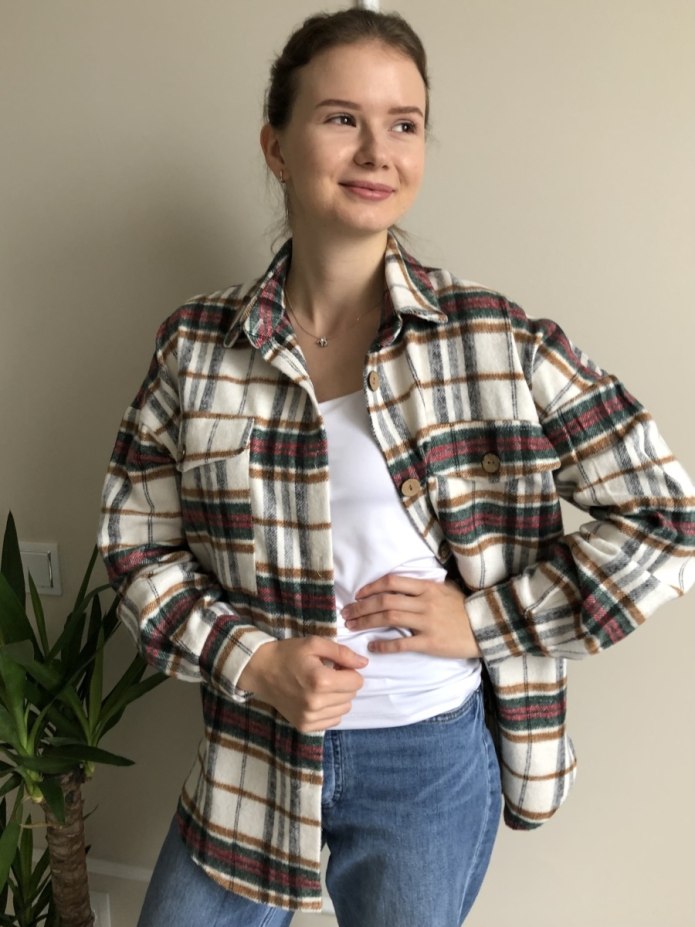 SHEIN рубашка в клетку