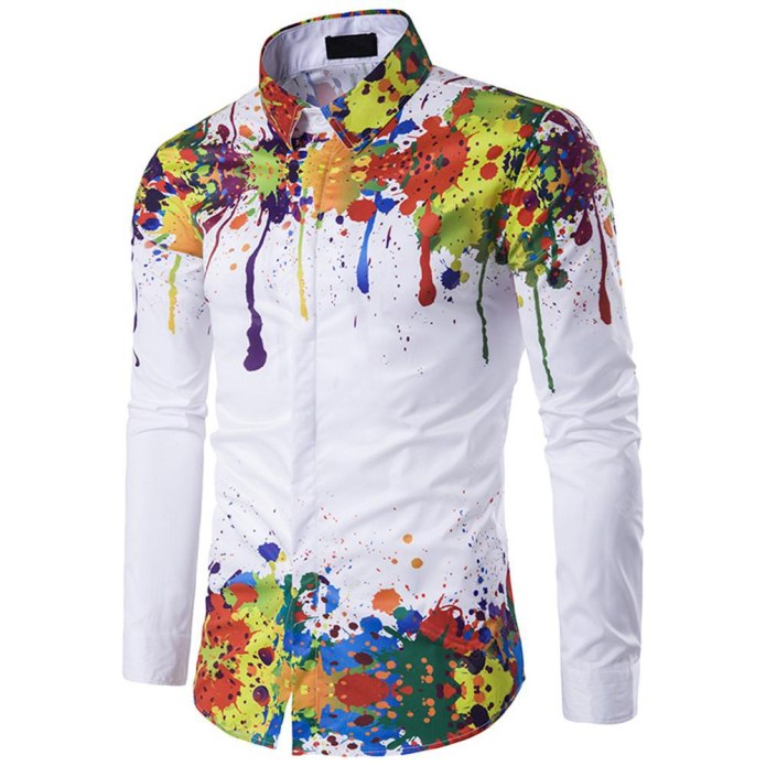 Devil Hawaiian Shirt принт