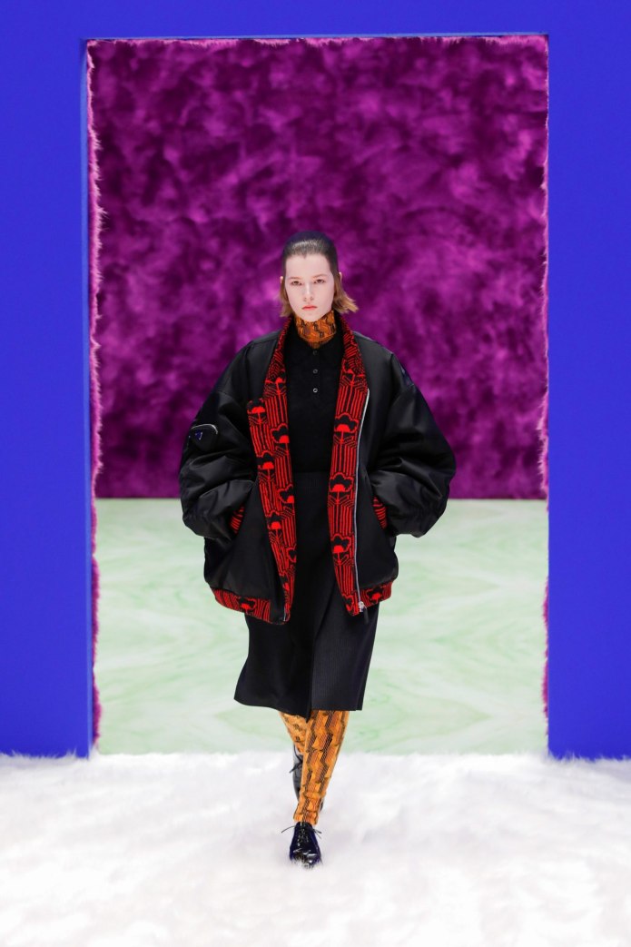 Prada осень зима 2020 2021