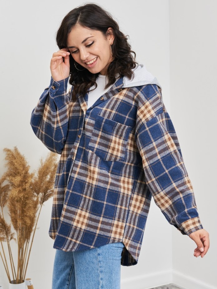 Рубашка в клетку Zara