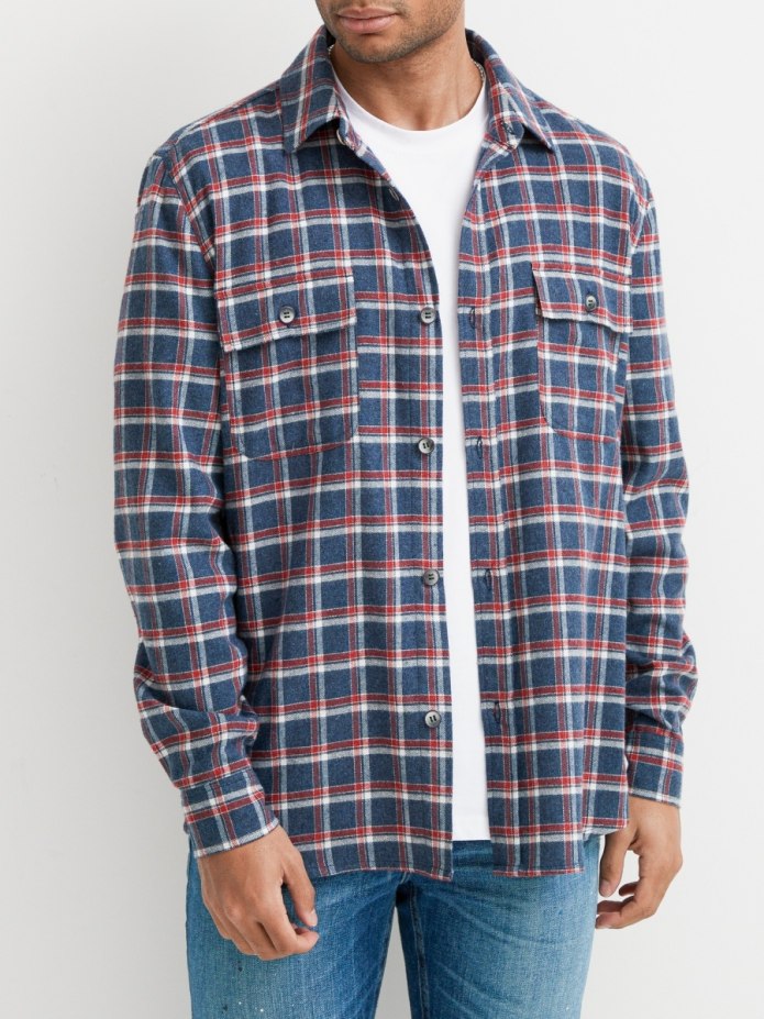 Фланелевая рубашка Uniqlo