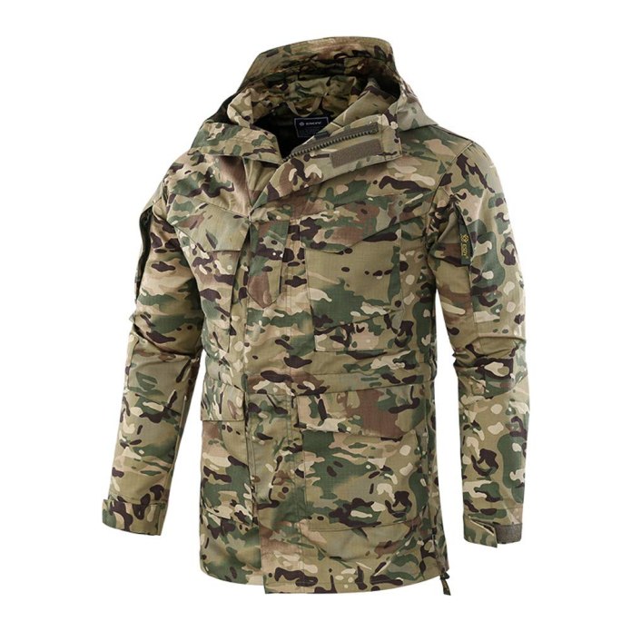 Куртка Military Camouflage White-Black