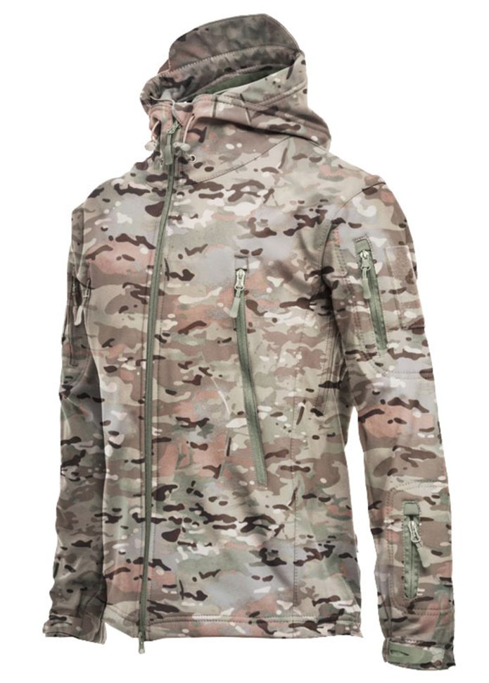 AAPE Camouflage Black Parka