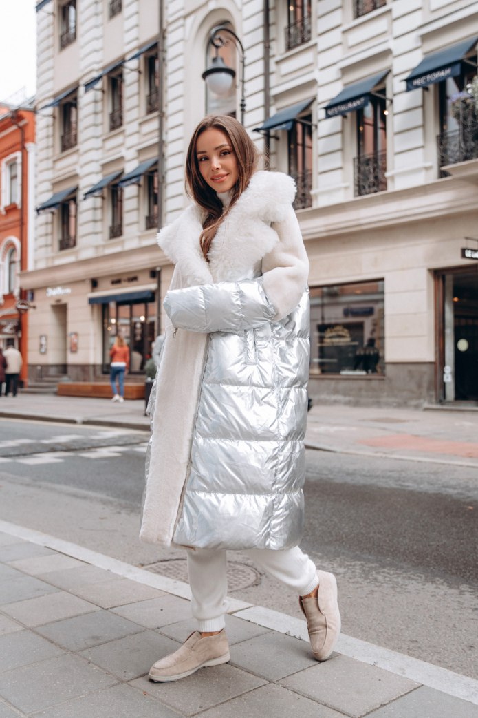 Пуховик casaco feminino длинный