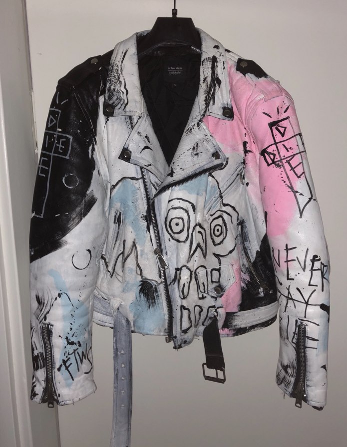 Lil Peep Jacket with Skull