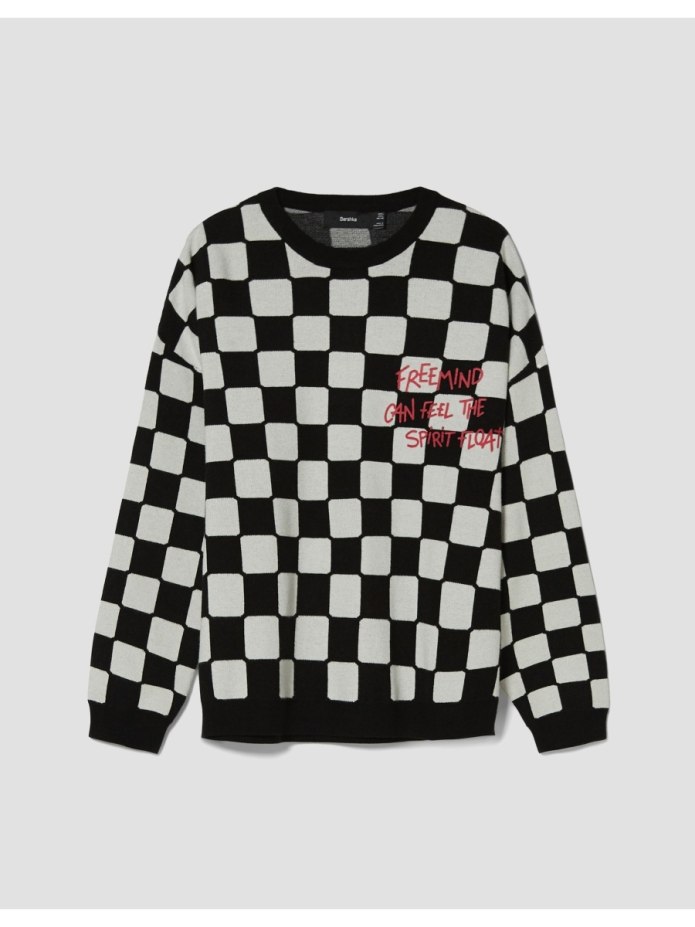 Burberry жаккардовый джемпер в клетку