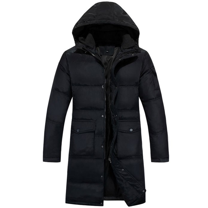 Пуховик - down Coat Black мужской