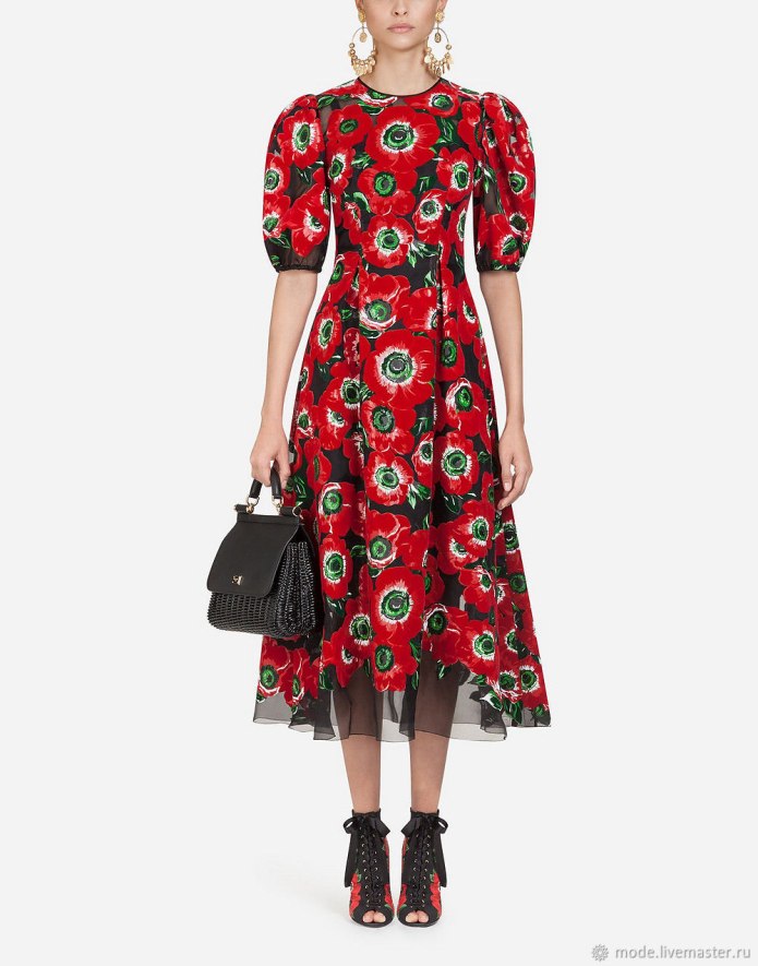 Хлопковое платье Dolce Gabbana