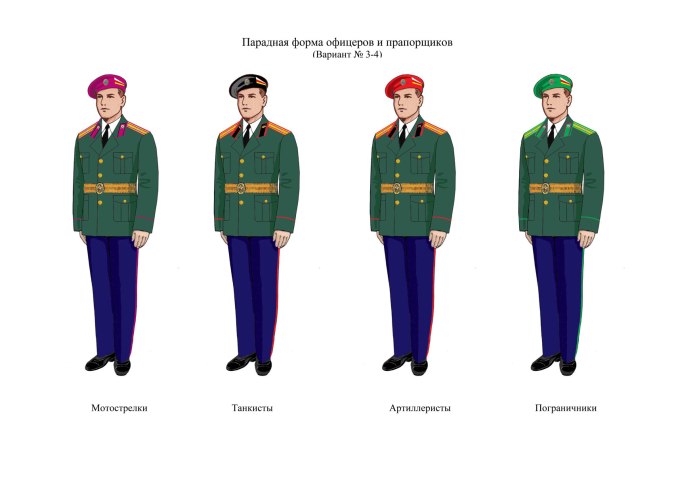 Парадная форма офицеров РВСН