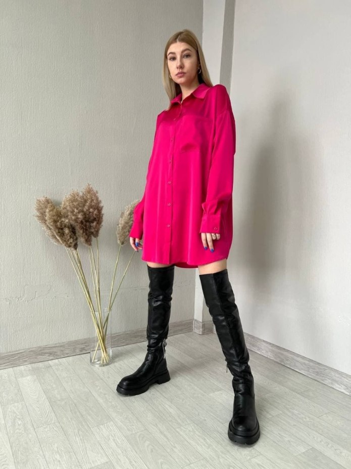 RUXARA пальто фуксия