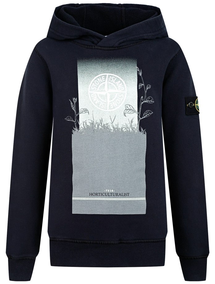 Красное худи Stone Island
