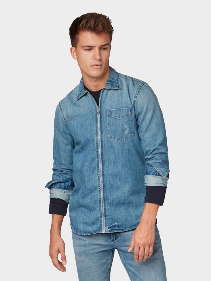 Рубашка the Utility Shirt Popple Herringbone_v2