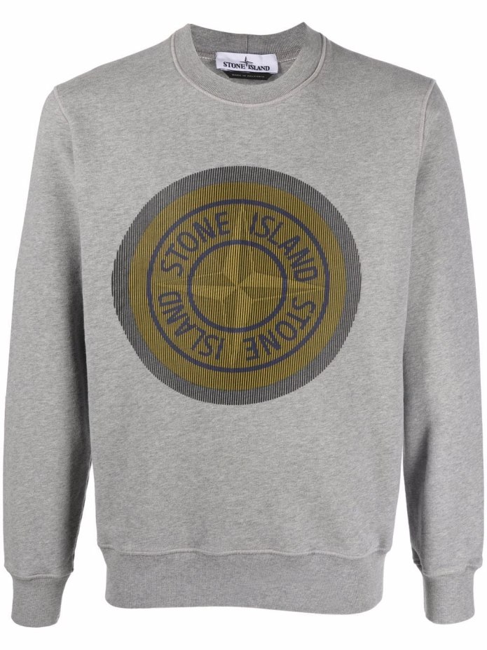 Stone Island свитшот с вертикальным карманом 3270336