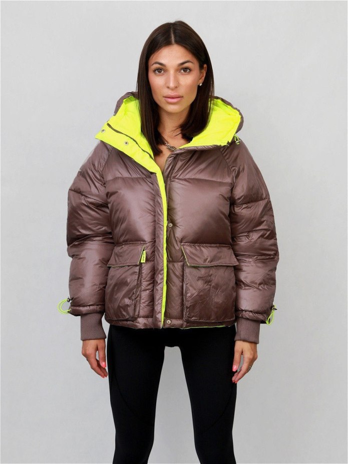 Oversized Puffer Jacket Zara женская