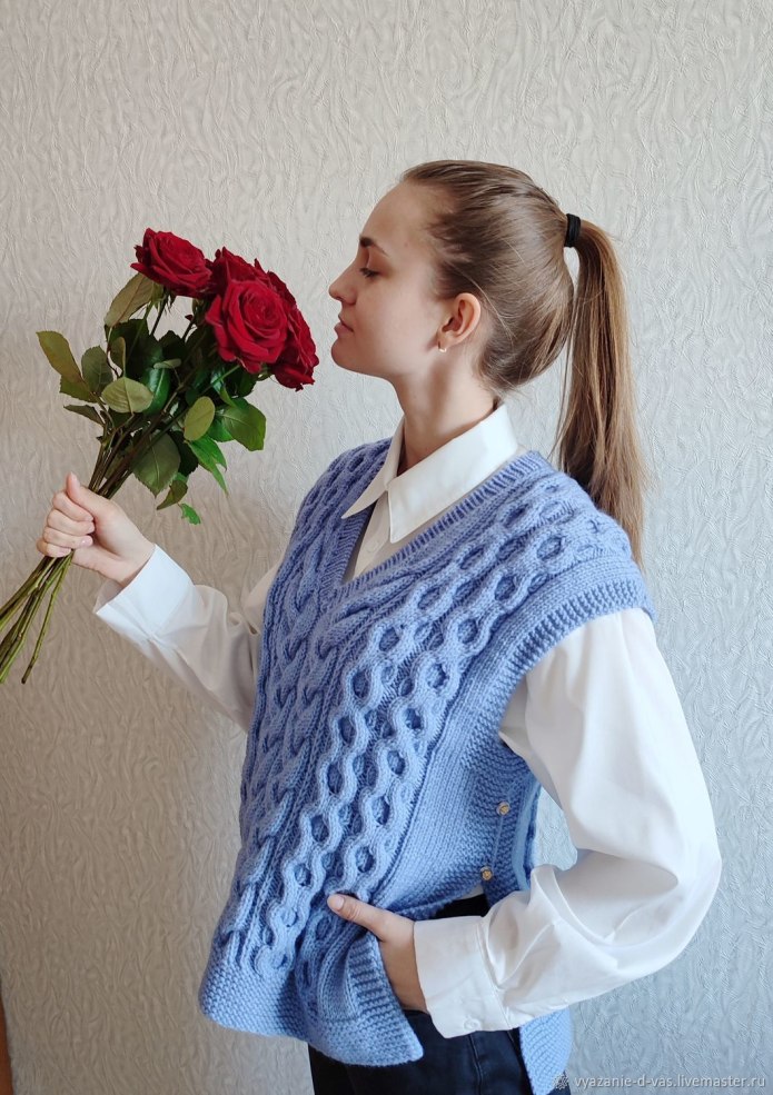 Жилетка гусиная лапка