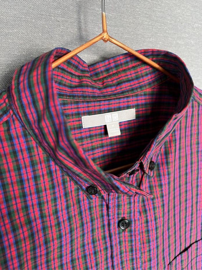 Uniqlo джинсовая рубашка