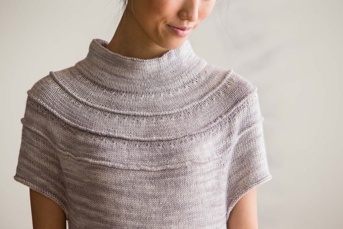 Пуловер с кокеткой Faceted Yoke