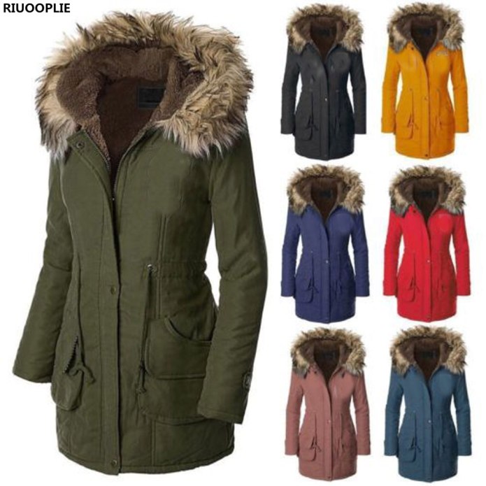 Greller 2022 New Plus Size 6xl warm fur lining long Parkas Winter Jacket women's Clothing Medium Hooded long Winter Coat women