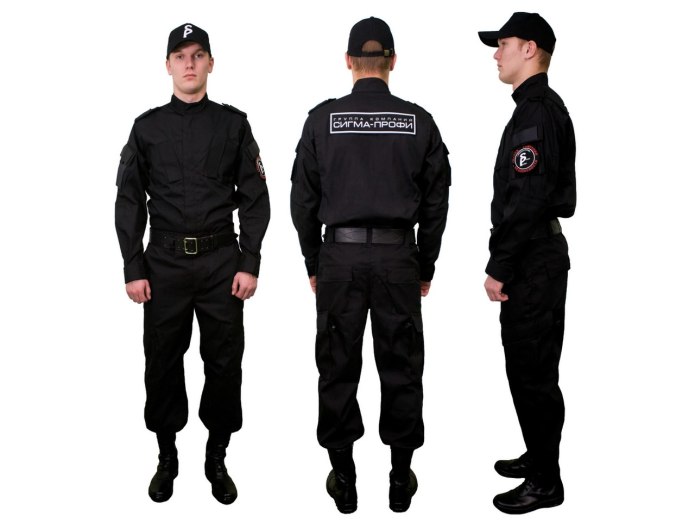 Экипировка охранника ГБР