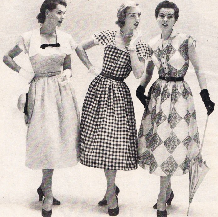 Женская мода 1950-х