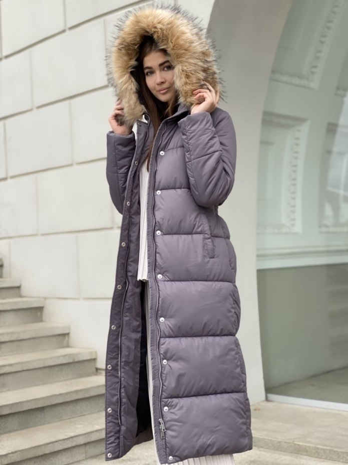 Куртка long Oversized down Coat женский