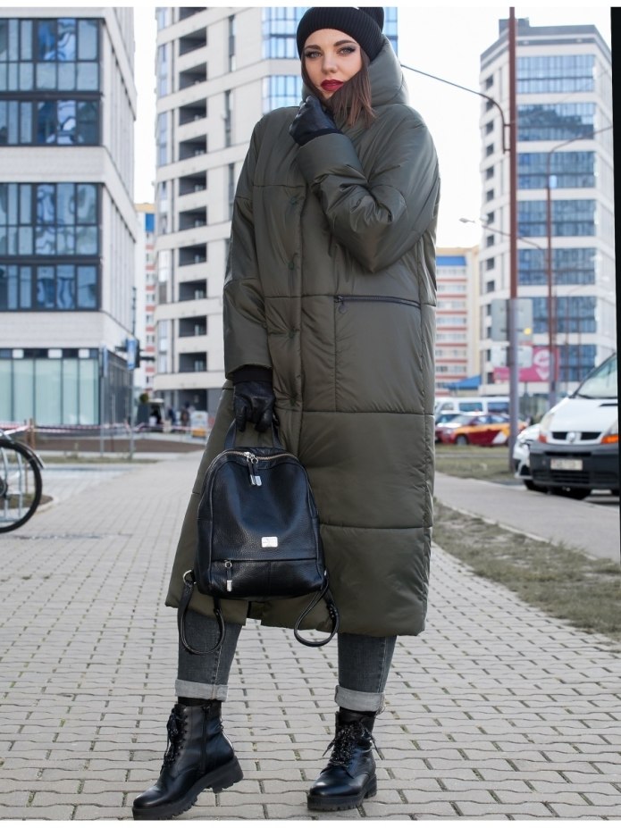 Куртка long Oversized down Coat женский