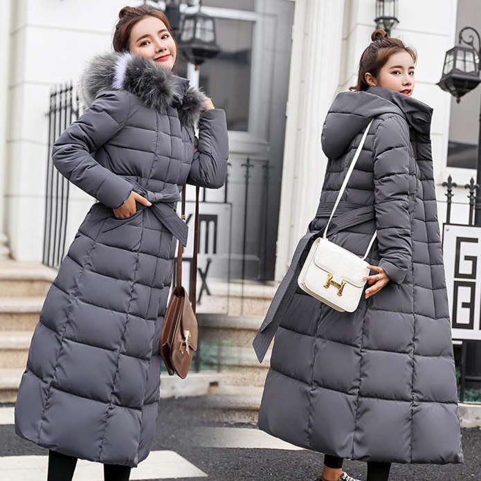 Куртка 450 long Hooded down Coat