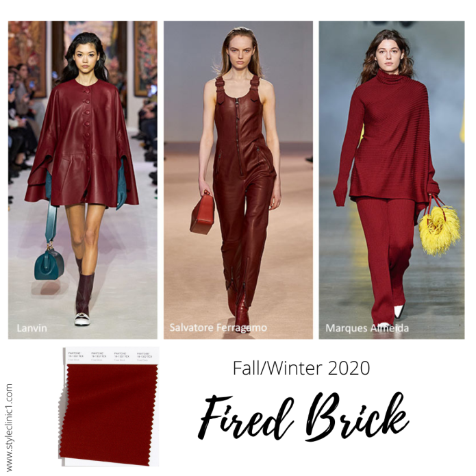 Pantone 2020 2021 осень зима