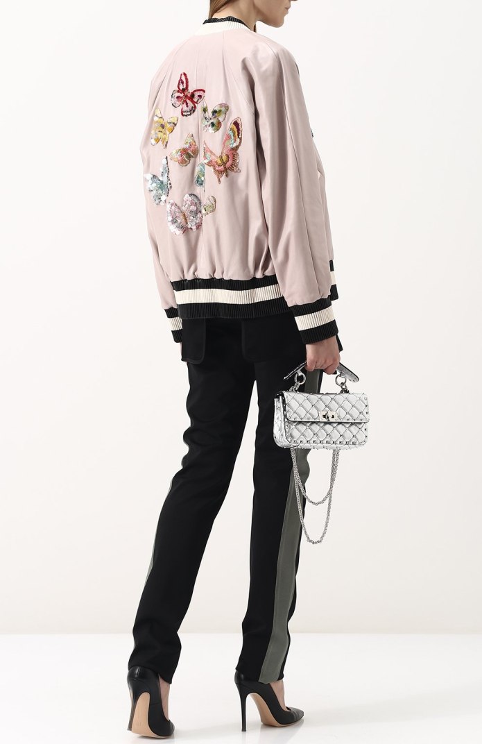 Белый бомбер Valentino