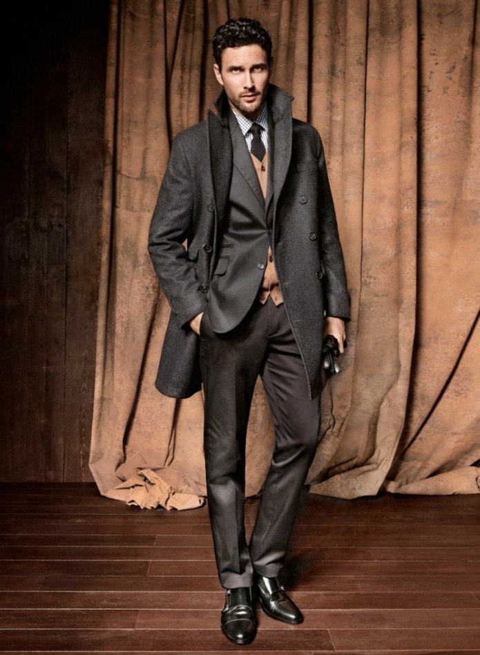 David Gandy Grey Suit