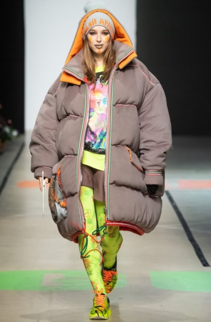 Пуховик супер Oversize 2020