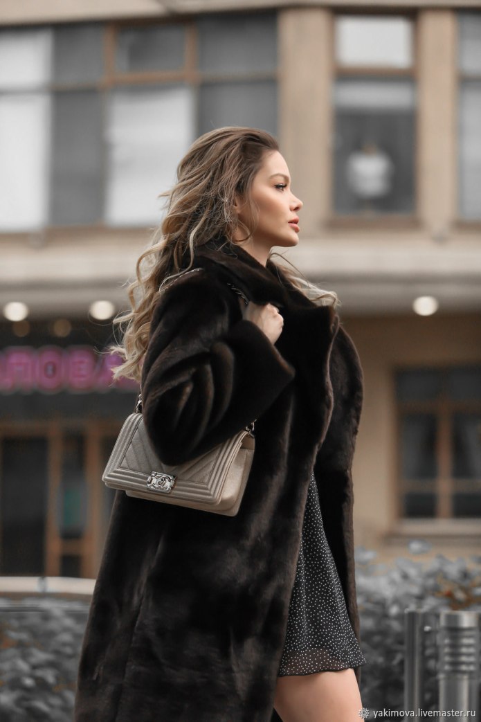 Шуба норковая fur Fashion industry