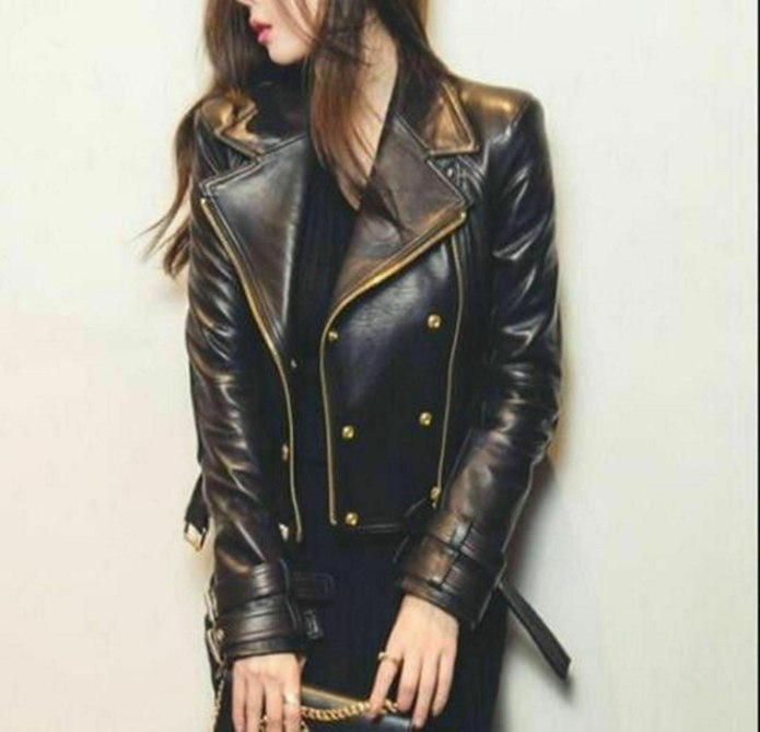 Куртка Balmain кожанка