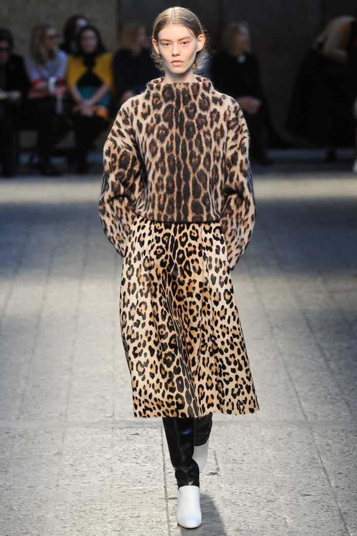Шуба Fendi 2020 леопард
