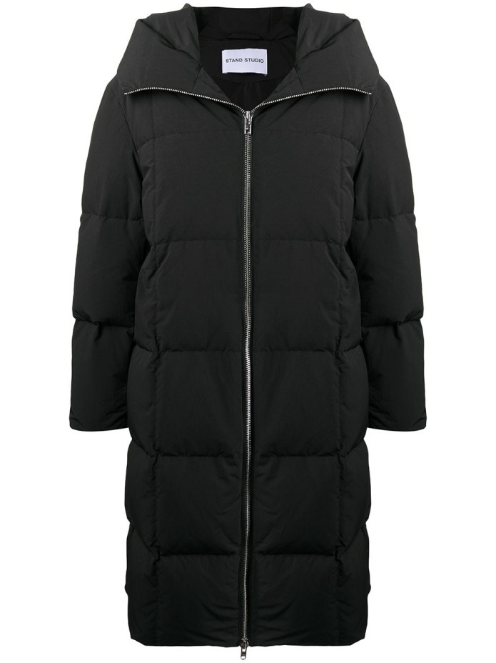 Пуховик acne Studios a90286 фиолетовый