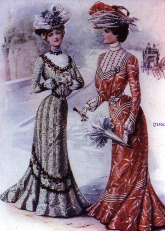 Костюм стиля Модерн (1890—1913 гг.)