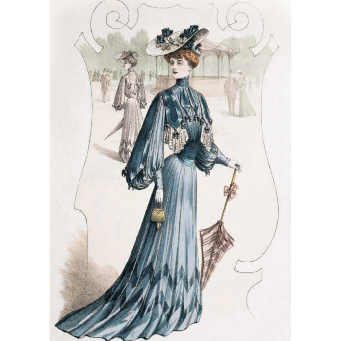 Мода Эдвардианская эпоха 1900