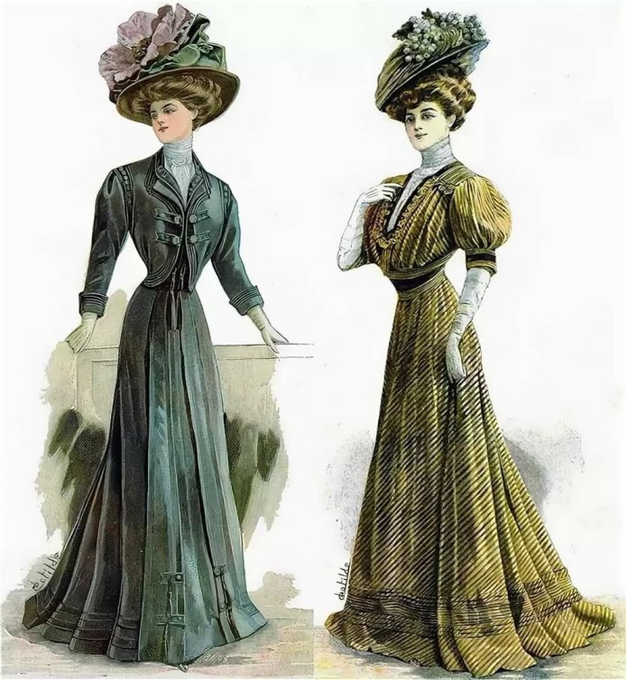Костюм стиля Модерн (1890—1913 гг.)