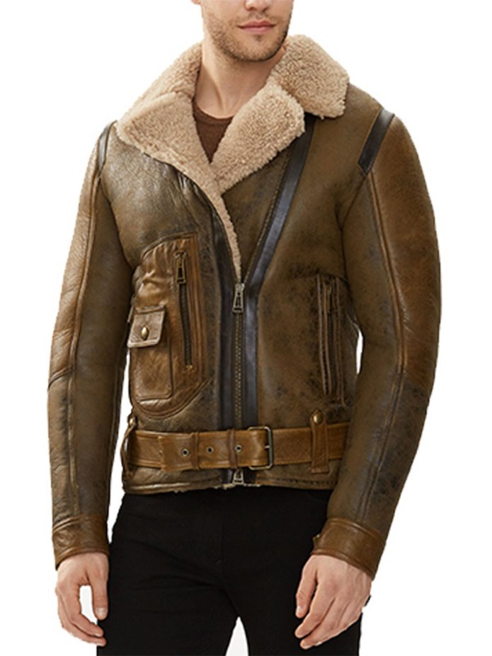 Faux Shearling Aviator