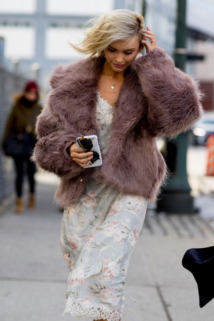 Шуба Blumarine фуксия