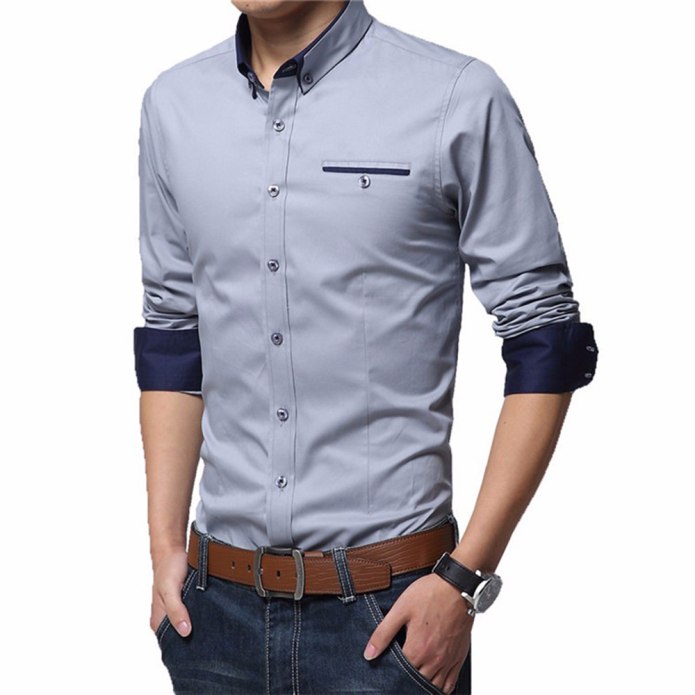 Рубашка long Slim Fit