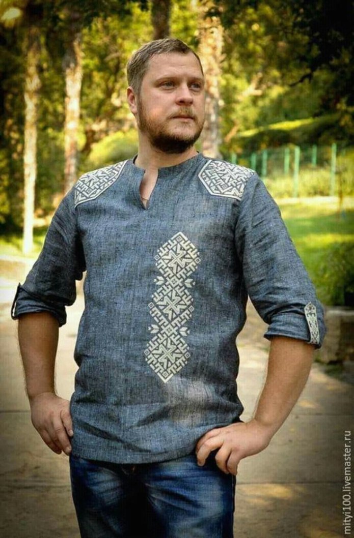 Славянский костюм мужской