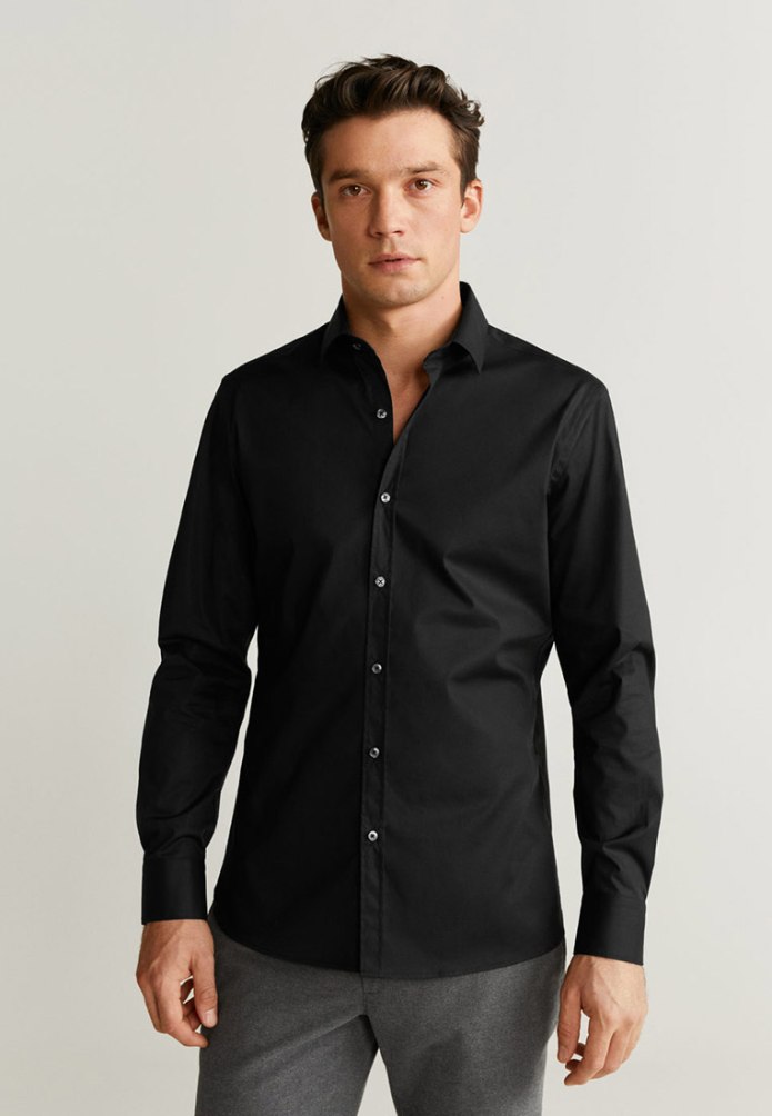 Рубашка Mango man Slim Fit